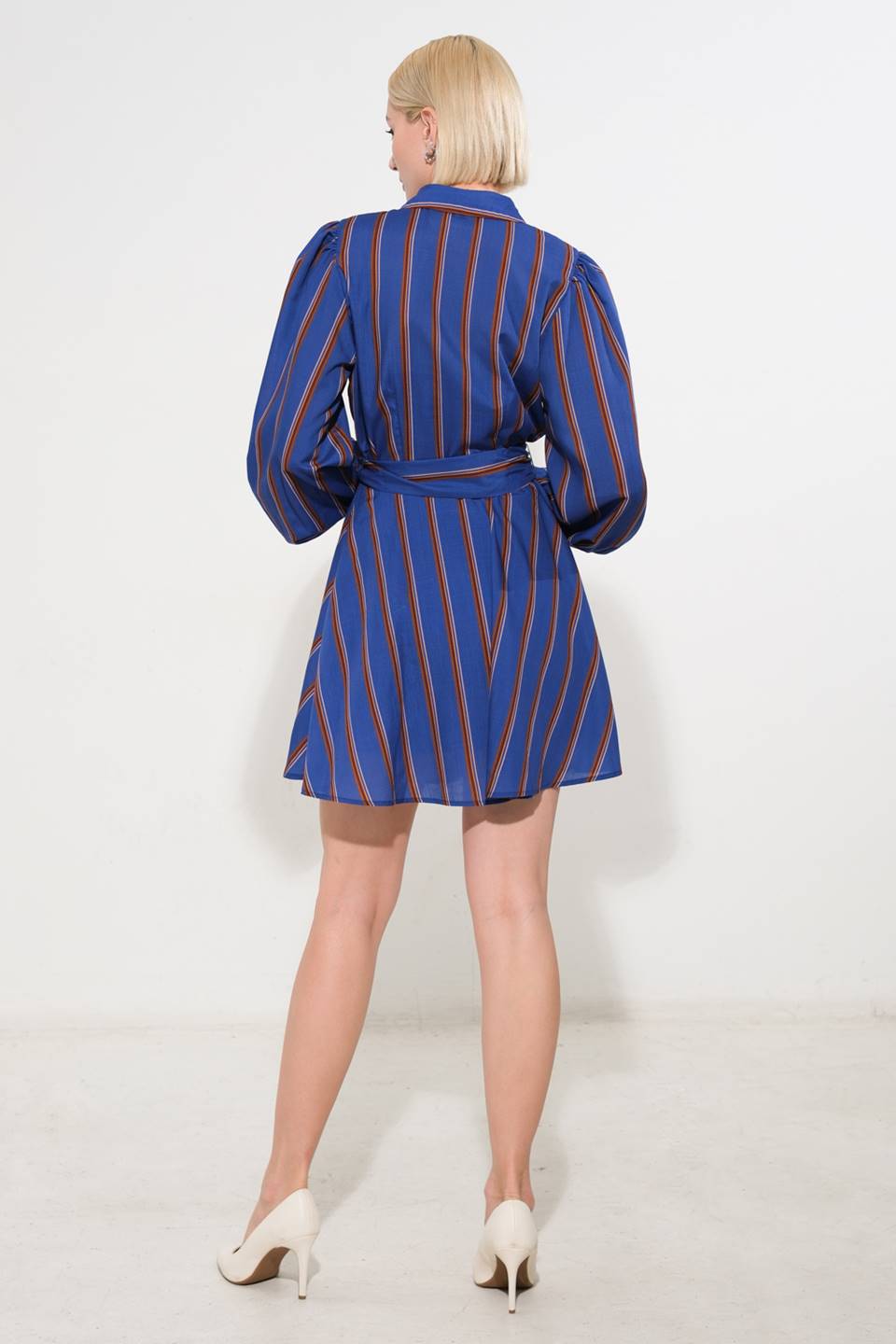 GIVE IT A GO WOVEN MINI DRESS Flying Tomato